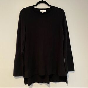 Gibson Latimer Split Hi Lo Hem Flare Sleeve Top Size Medium